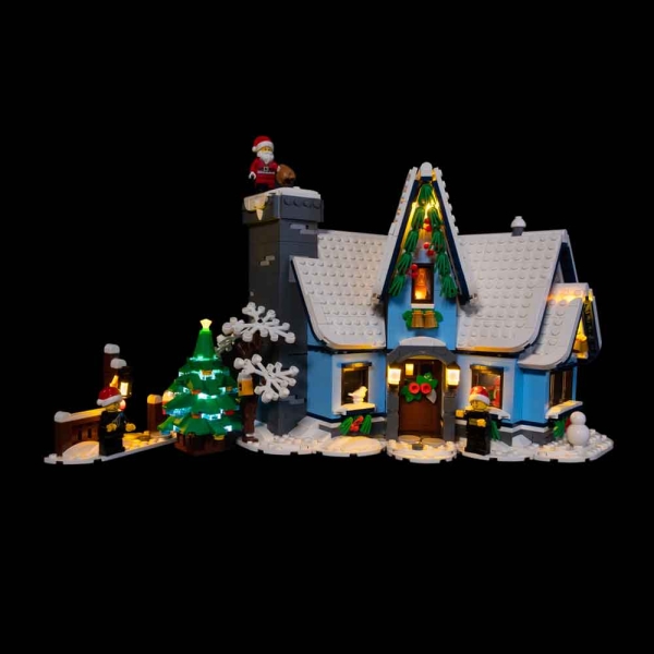 LED-​Beleuchtungs-Set für LEGO® Santa`s Visit - Besuch vom Weihnachtsmann #10293